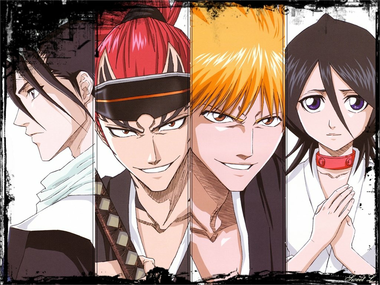 Descarga gratuita de fondo de pantalla para móvil de Animado, Rukia Kuchiki, Bleach: Burîchi, Renji Abarai, Ichigo Kurosaki, Byakuya Kuchiki.