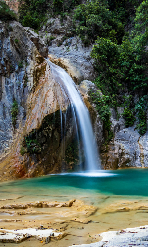 Descarga gratuita de fondo de pantalla para móvil de Naturaleza, Cascadas, Cascada, España, Tierra/naturaleza.