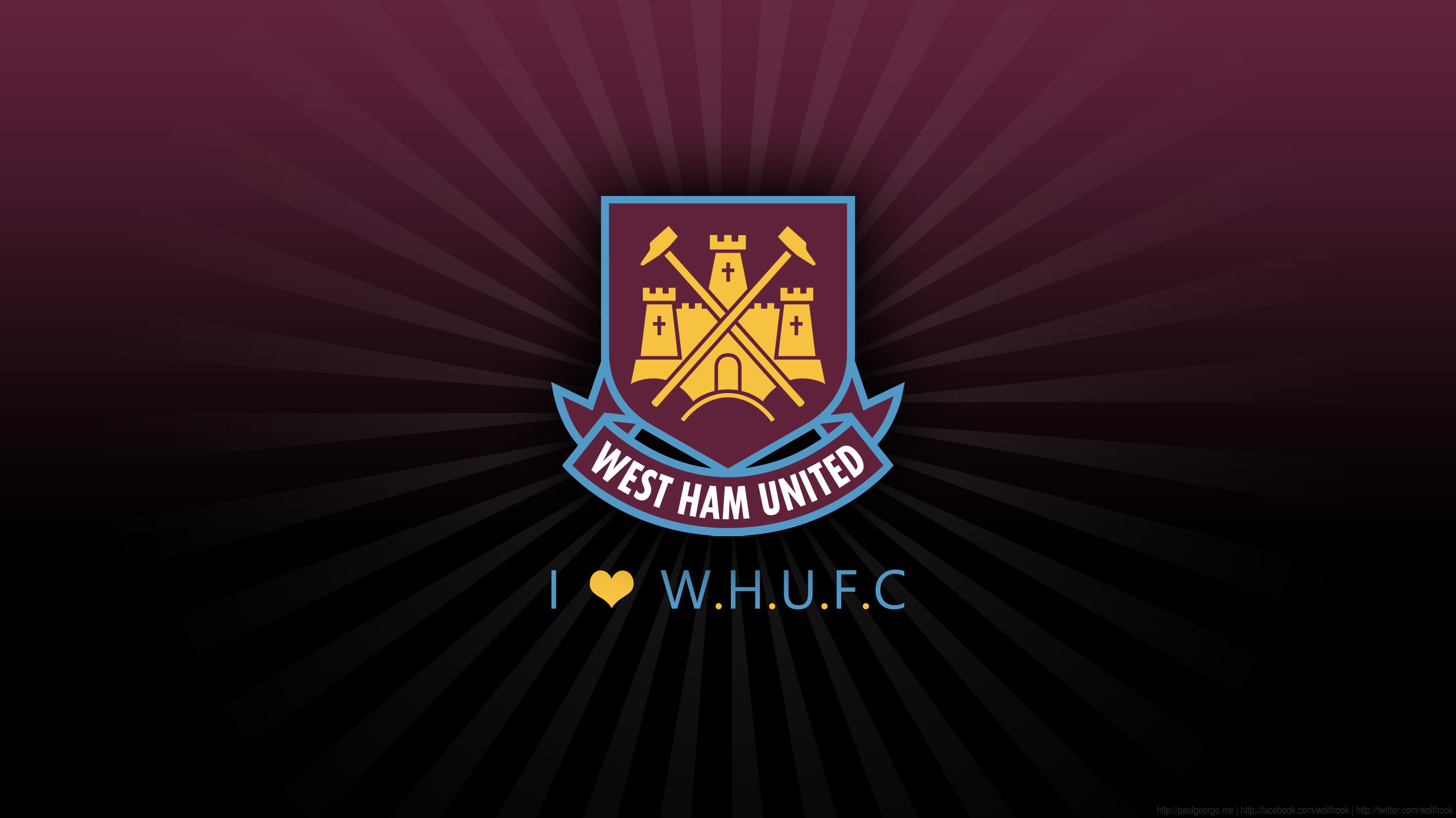 Handy-Wallpaper Sport, Fußball, Logo, Emblem, West Ham United kostenlos herunterladen.