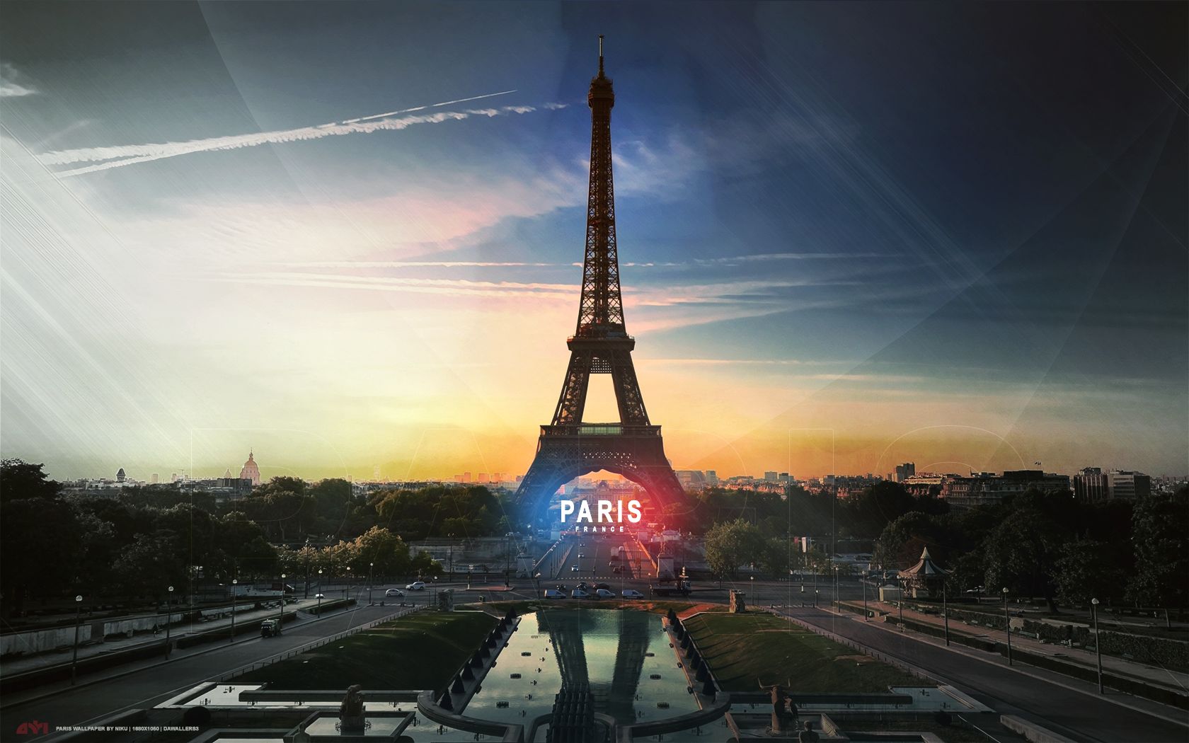 Завантажити шпалери безкоштовно Париж, Ейфелева Вежа, Пам'ятники, Створено Людиною картинка на робочий стіл ПК