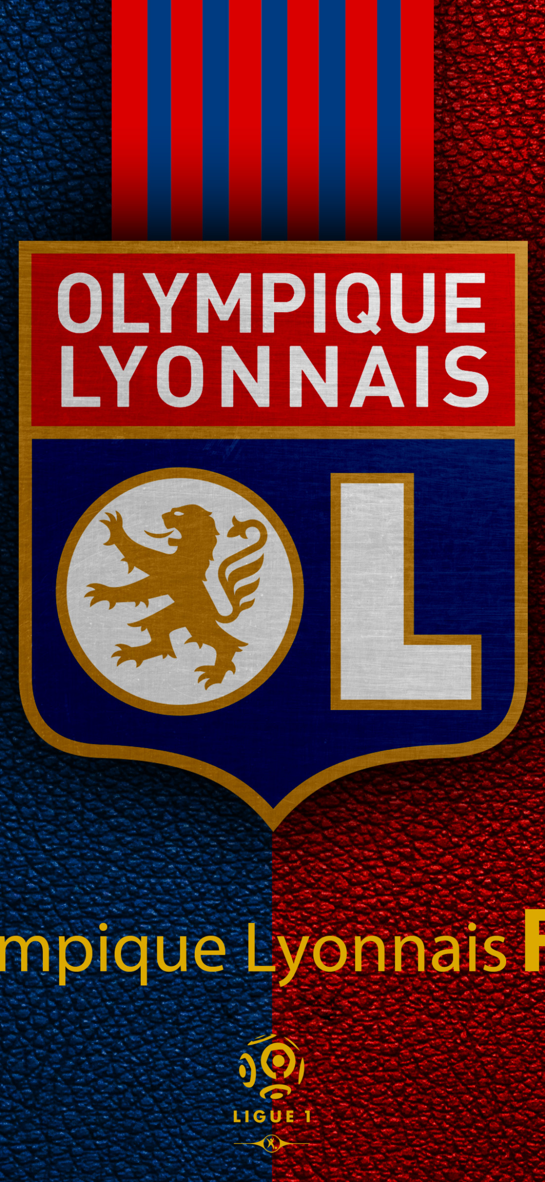 Handy-Wallpaper Sport, Fußball, Logo, Emblem, Olympique Lyon kostenlos herunterladen.