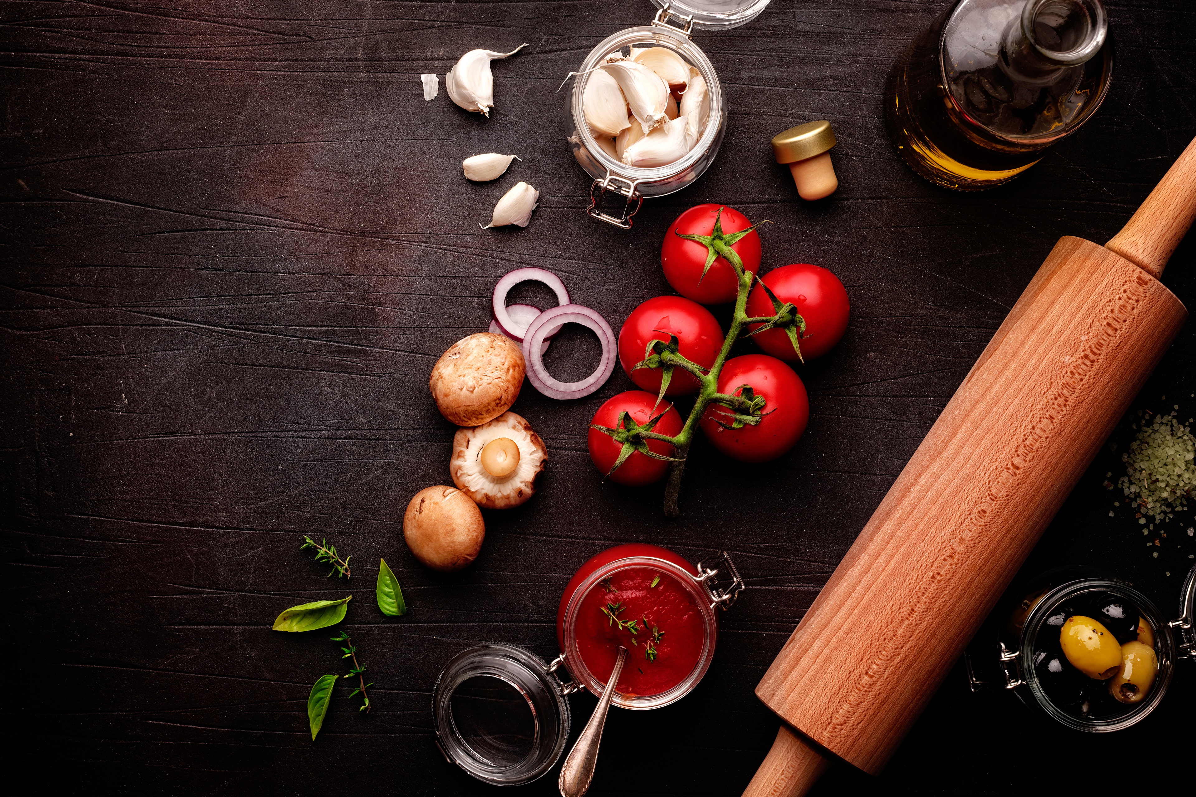 Descarga gratis la imagen Champiñón, Tomate, Alimento, Bodegón en el escritorio de tu PC