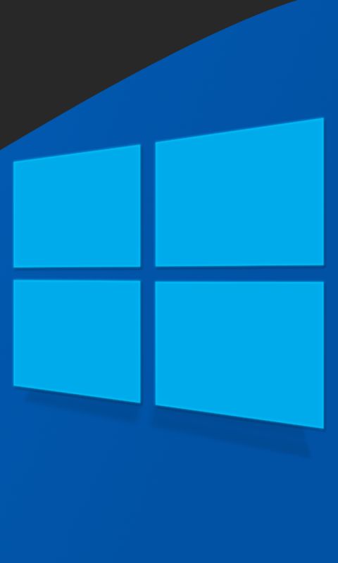 Скачать картинку Окна, Синий, Технологии, Windows 10 в телефон бесплатно.