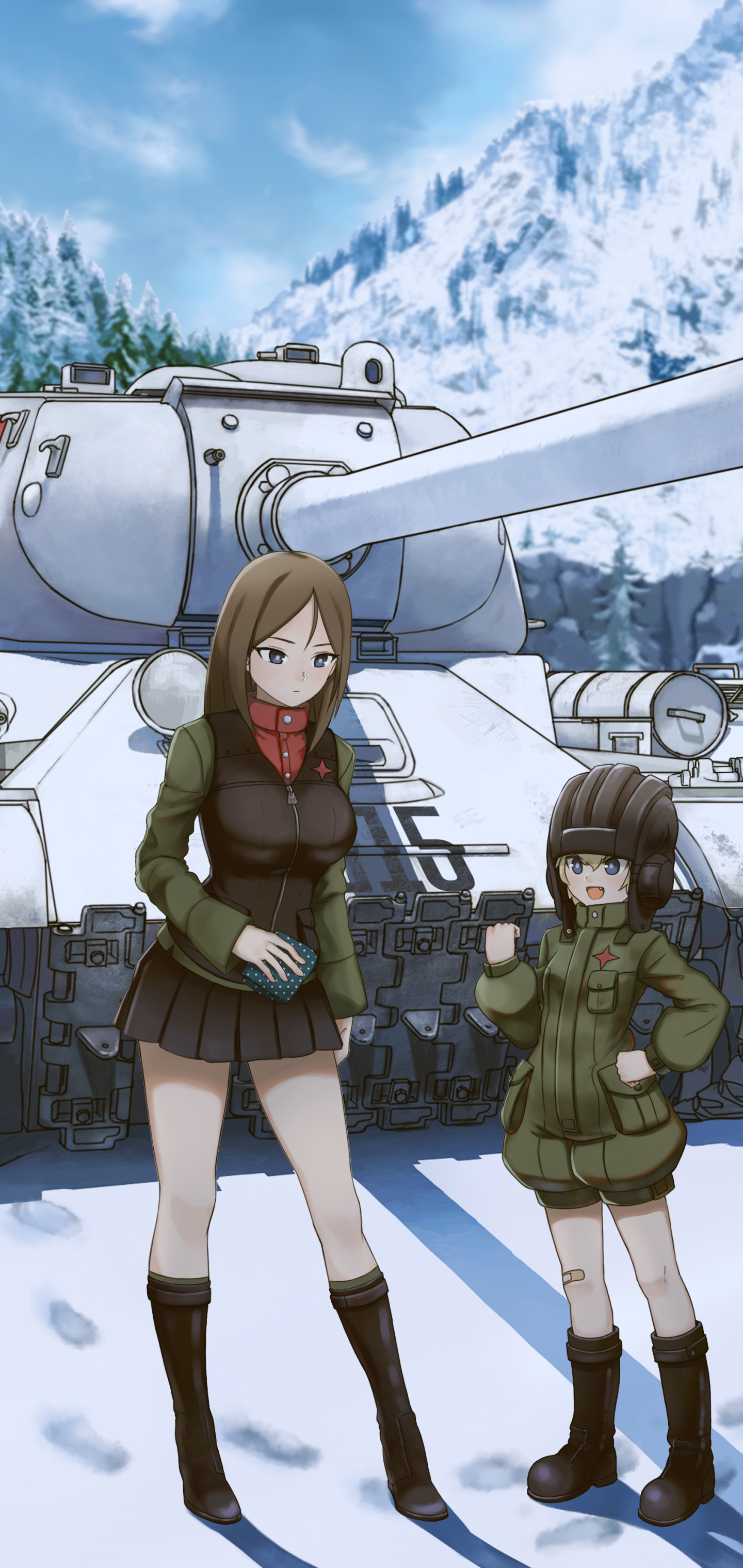 Téléchargez des papiers peints mobile Animé, Girls Und Panzer, Katyusha (Filles Et Panzer) gratuitement.
