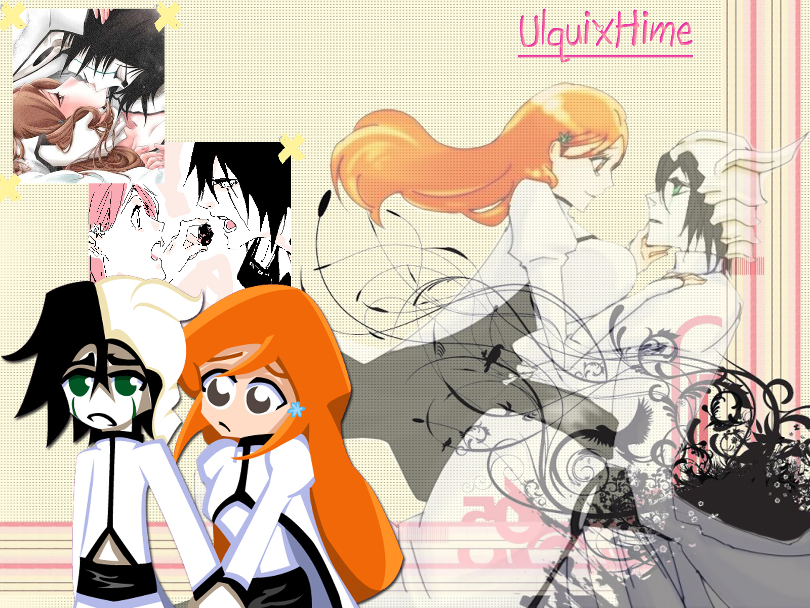 Laden Sie das Bleach, Animes, Orihime Inoue, Ulquiorra Cifer-Bild kostenlos auf Ihren PC-Desktop herunter