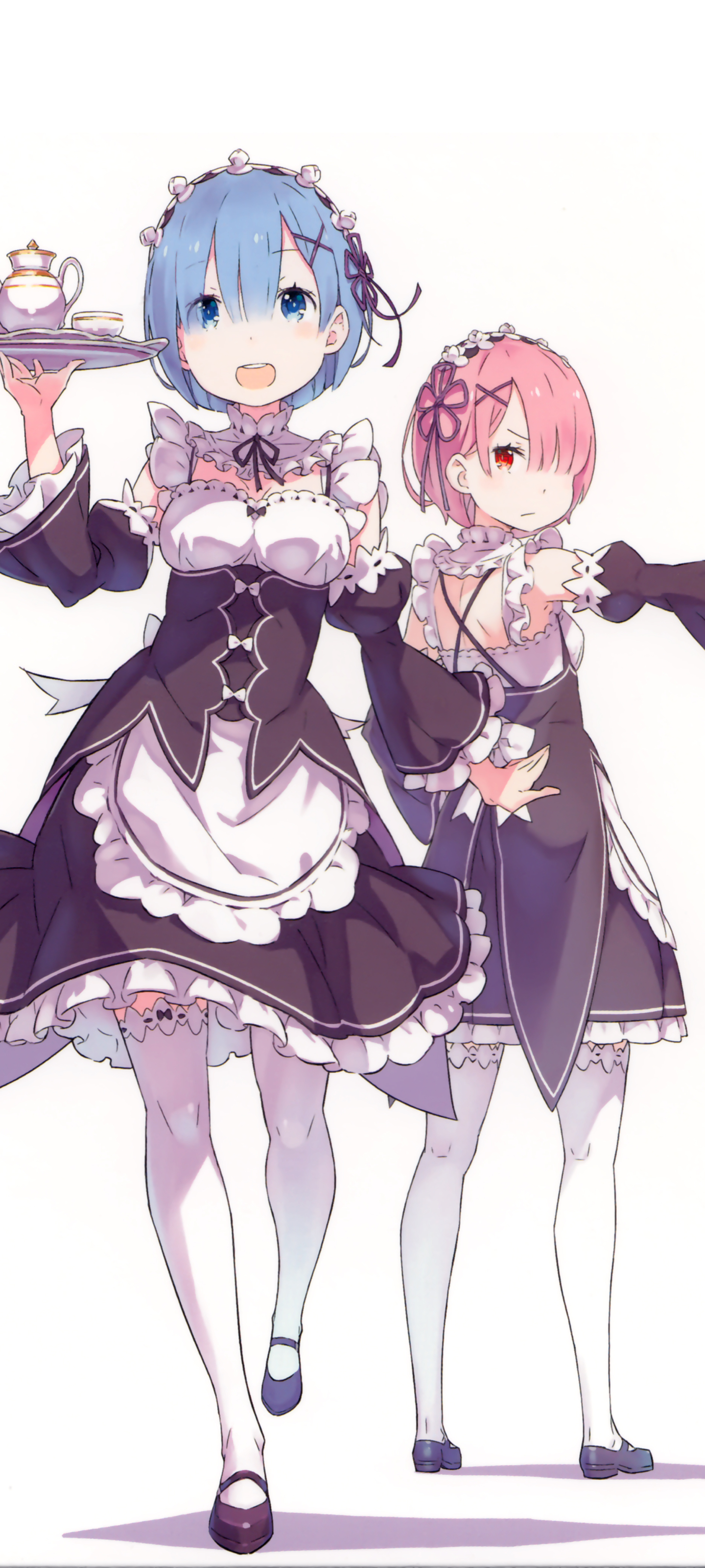 Скачать картинку Аниме, Re:zero Начало Жизни В Другом Мире, Рам (Re: Ноль), Рем (Re: Ноль) в телефон бесплатно.