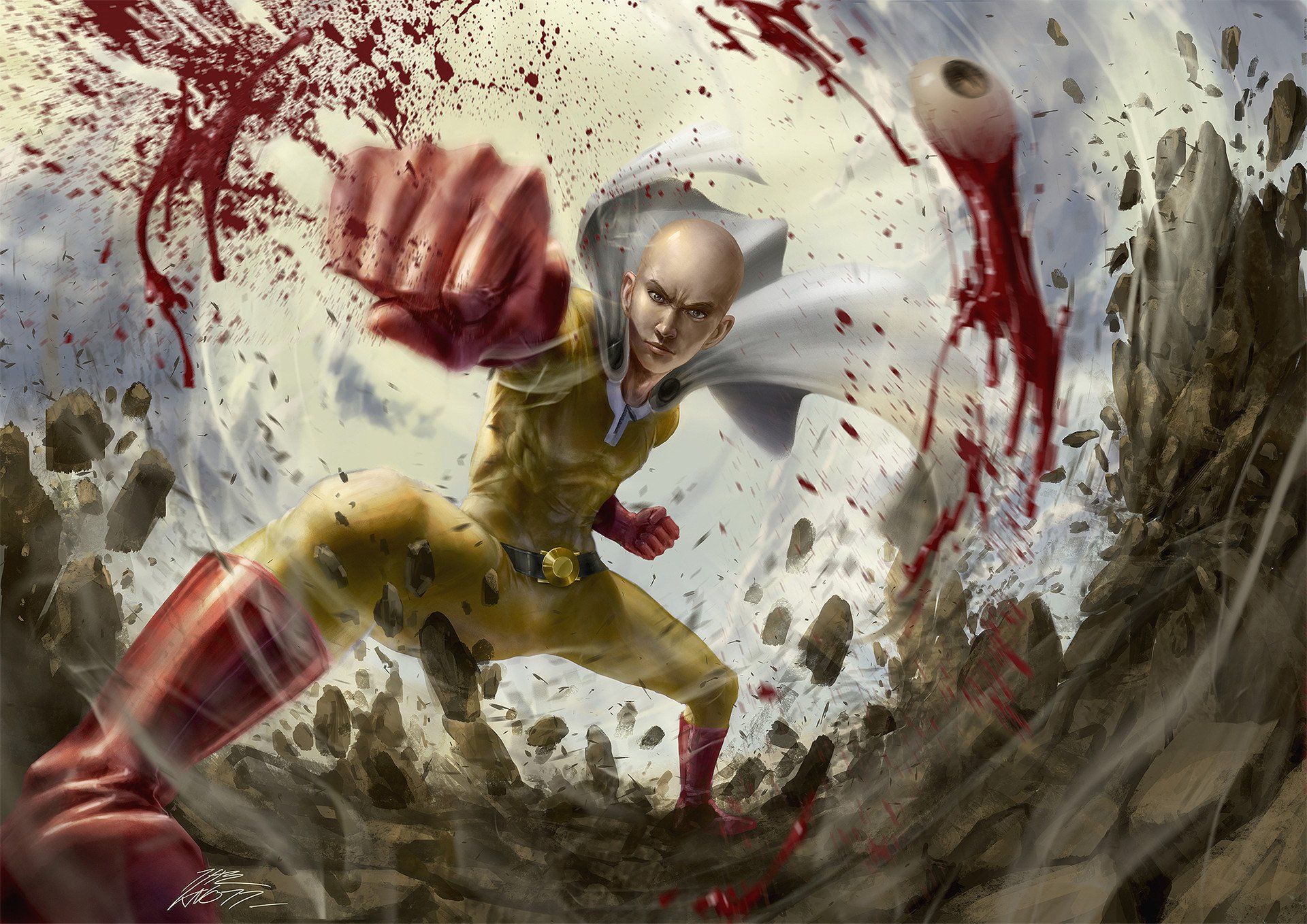 Descarga gratis la imagen Animado, Saitama (Hombre De Un Solo Golpe), One Punch Man en el escritorio de tu PC