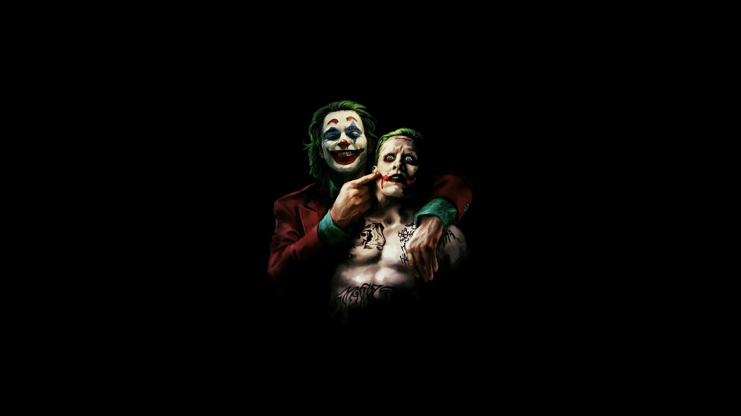 Download mobile wallpaper Joker, Jared Leto, Comics, Joaquin Phoenix for free.