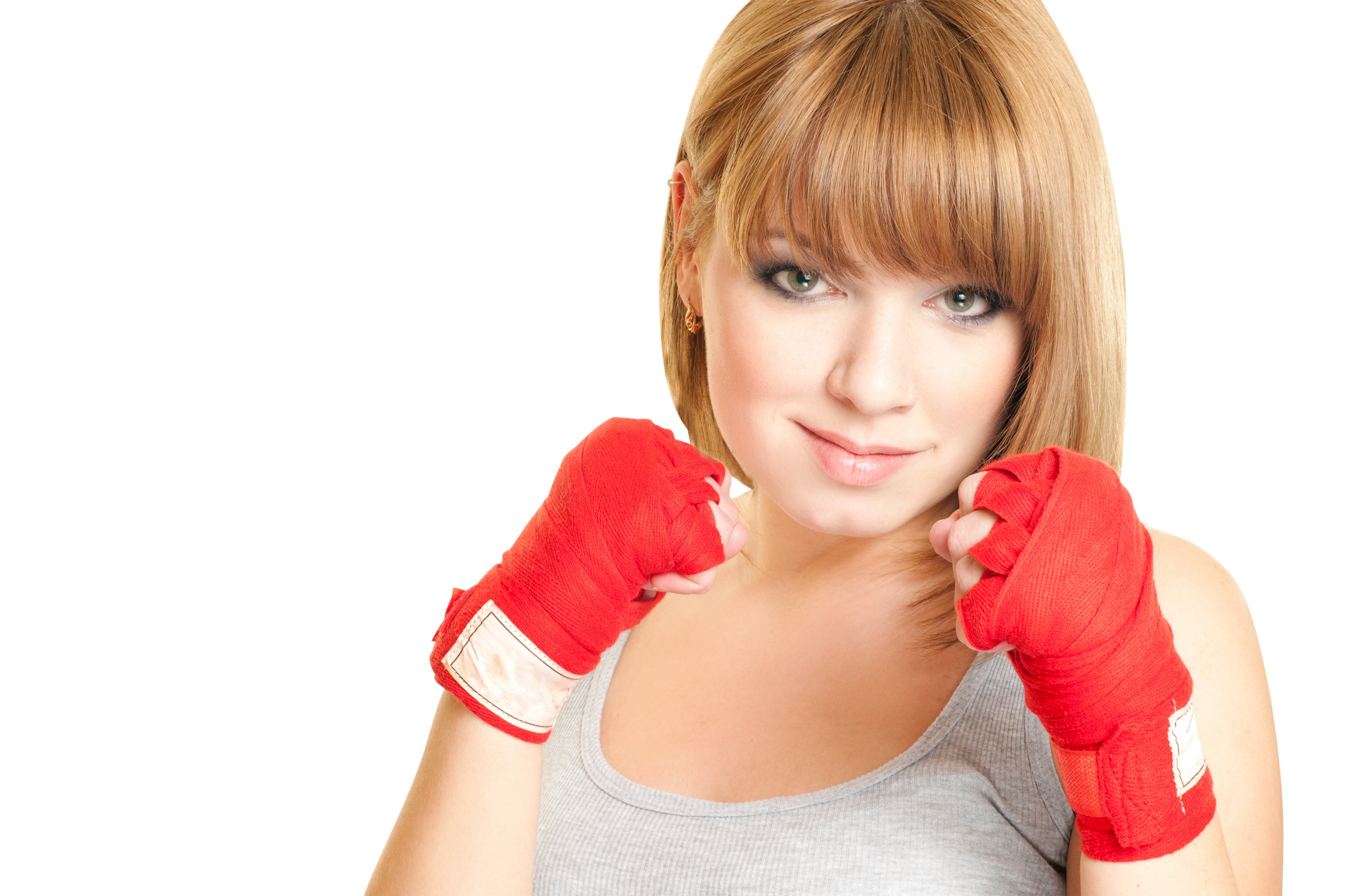 Download mobile wallpaper Sports, Boxing, Blonde, Short Hair for free.