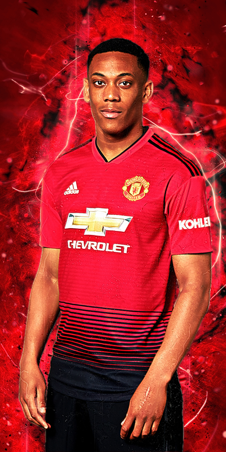 Download mobile wallpaper Sports, Soccer, French, Manchester United F C, Anthony Martial for free.