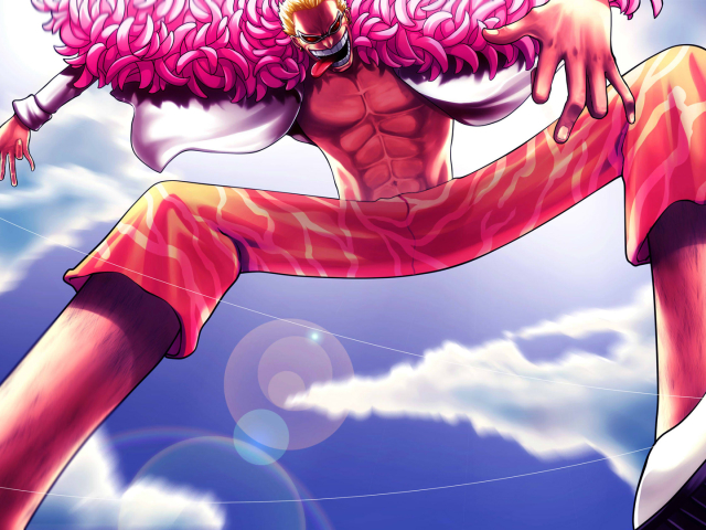 Handy-Wallpaper Animes, One Piece, Donquijote Doflamingo kostenlos herunterladen.
