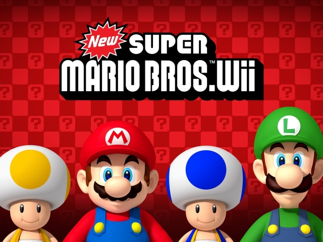 Handy-Wallpaper Mario, Computerspiele, New Super Mario Bros Wii, Super Mario kostenlos herunterladen.
