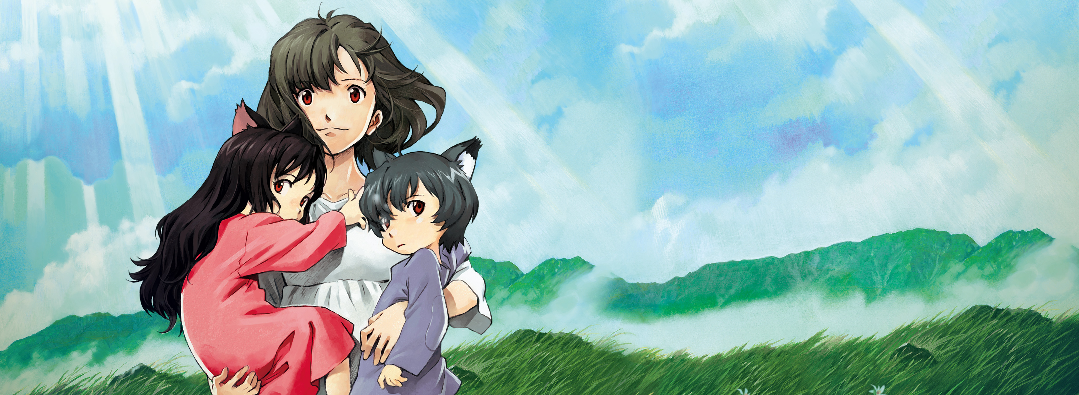 842619 descargar fondo de pantalla animado, wolf children (los niños lobo), ame (niños lobo), hana (niños lobo), yuki (niños lobo): protectores de pantalla e imágenes gratis