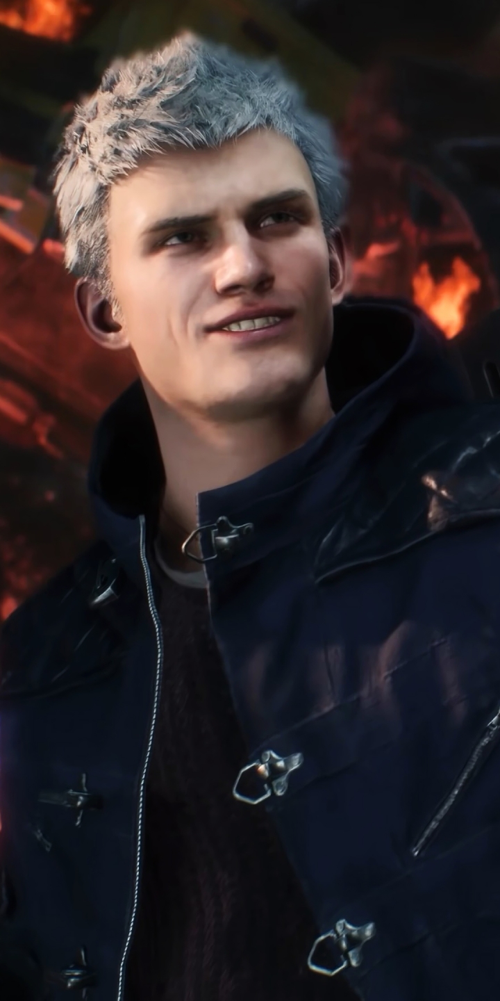 Handy-Wallpaper Devil May Cry, Computerspiele, Videospiel, Nero (Devil May Cry), Der Teufel Könnte Weinen, Devil May Cry 5 kostenlos herunterladen.