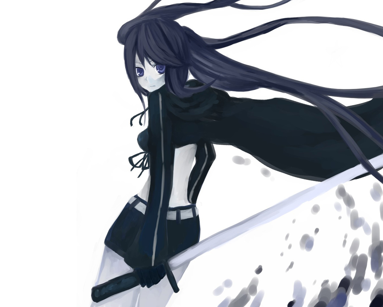 Téléchargez des papiers peints mobile Black Rock Shooter, Animé gratuitement.