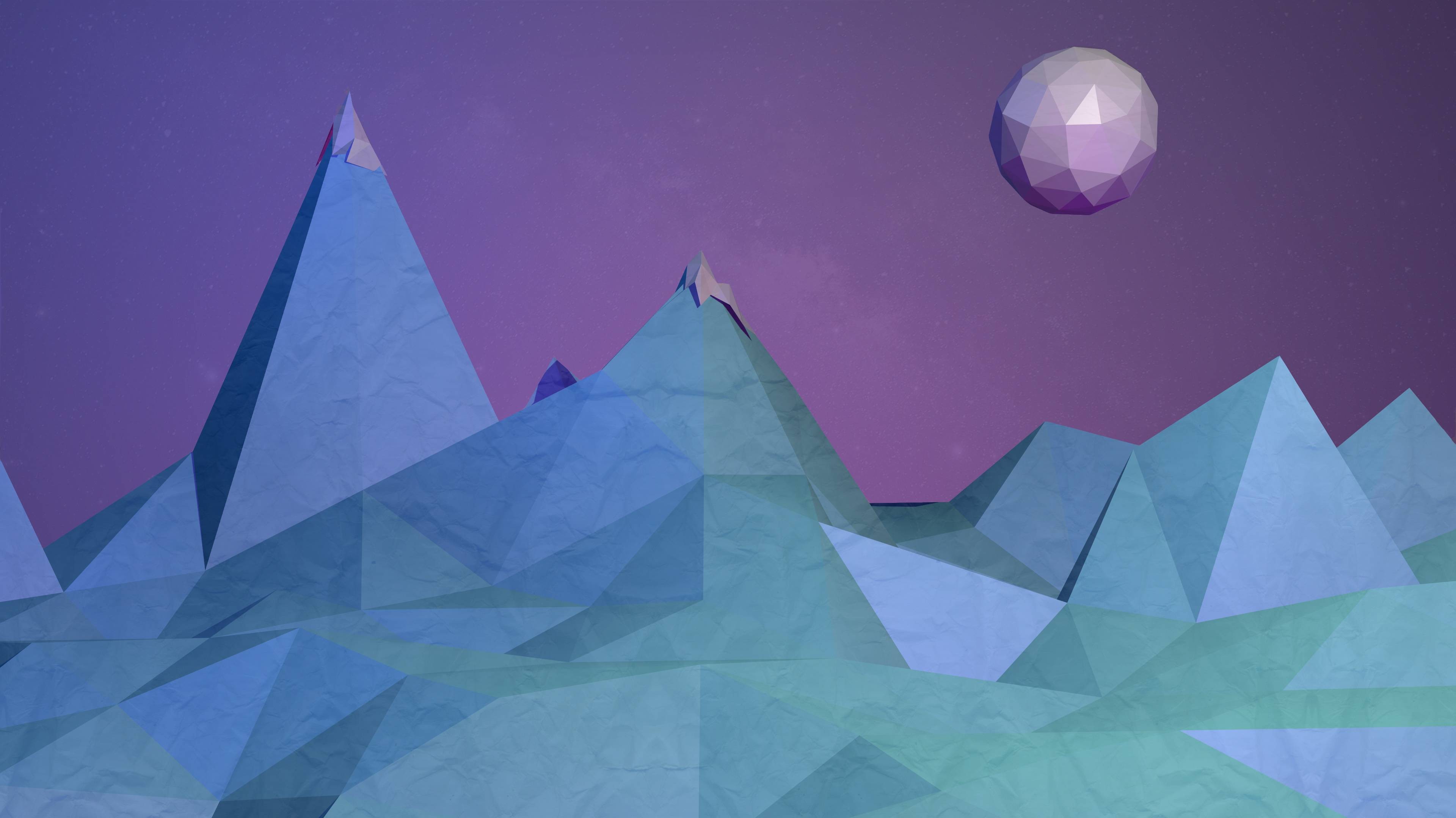 Download mobile wallpaper Abstract, Mountain, Facets, Low Poly for free.
