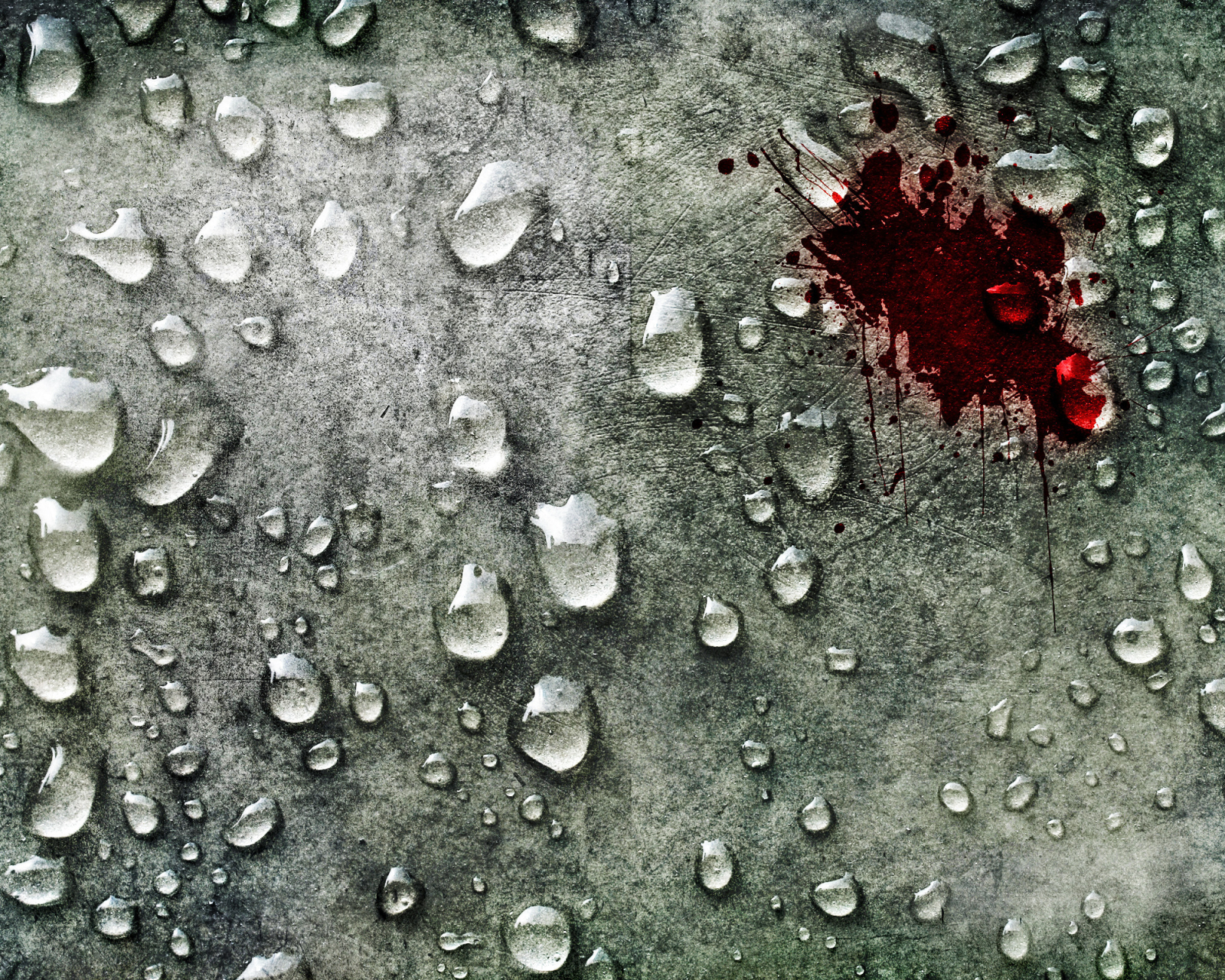 Download mobile wallpaper Water, Gothic, Blood, Dark, Grey, Water Drop for free.