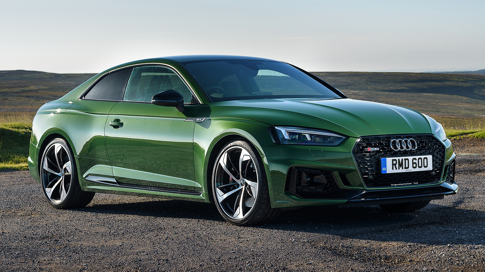 Download mobile wallpaper Audi, Car, Audi Rs5, Vehicles, Green Car, Coupé for free.