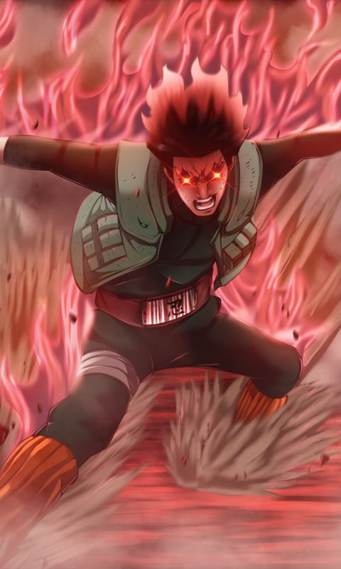 Download mobile wallpaper Anime, Naruto, Might Guy for free.