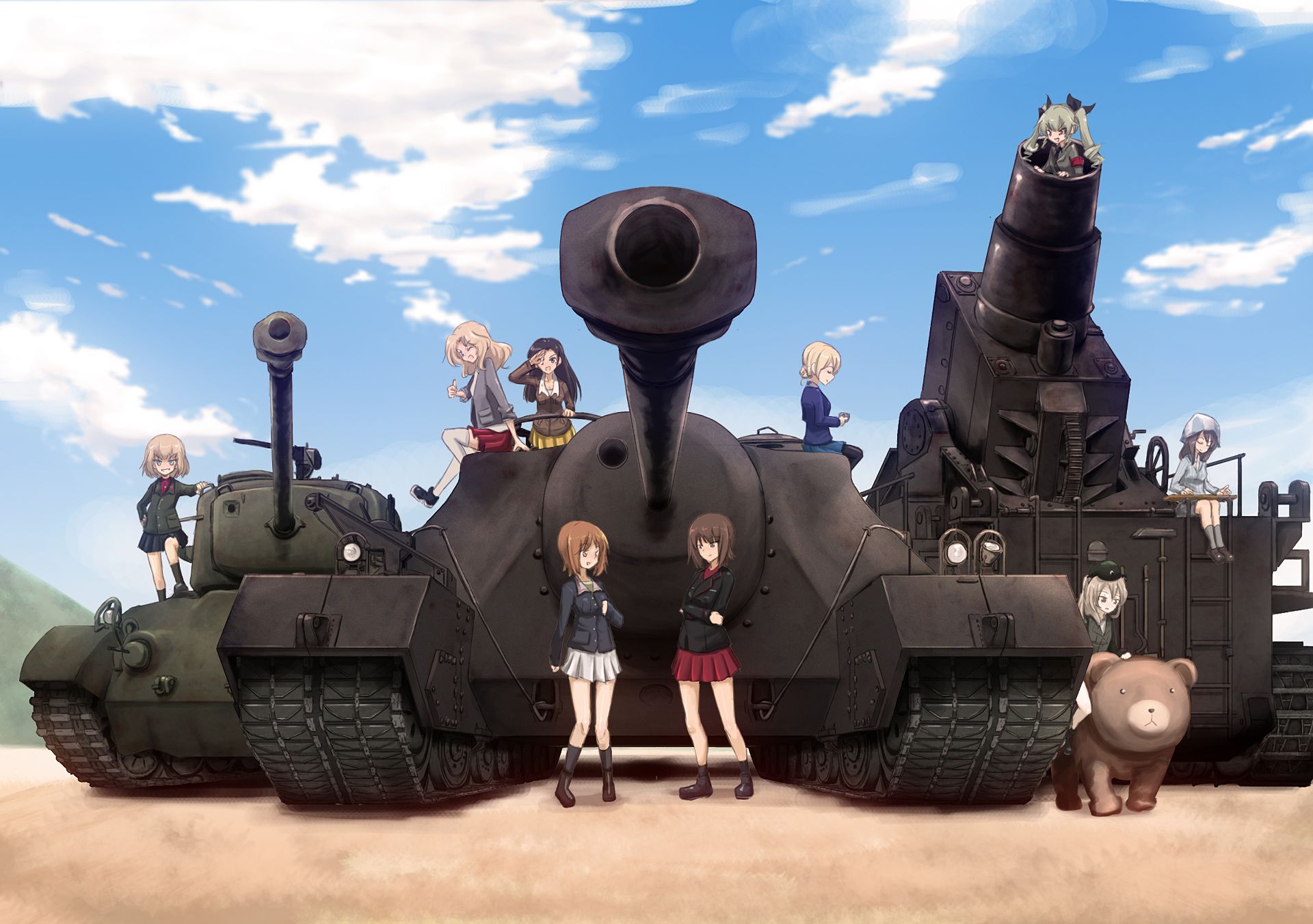 Descarga gratuita de fondo de pantalla para móvil de Animado, Girls Und Panzer.
