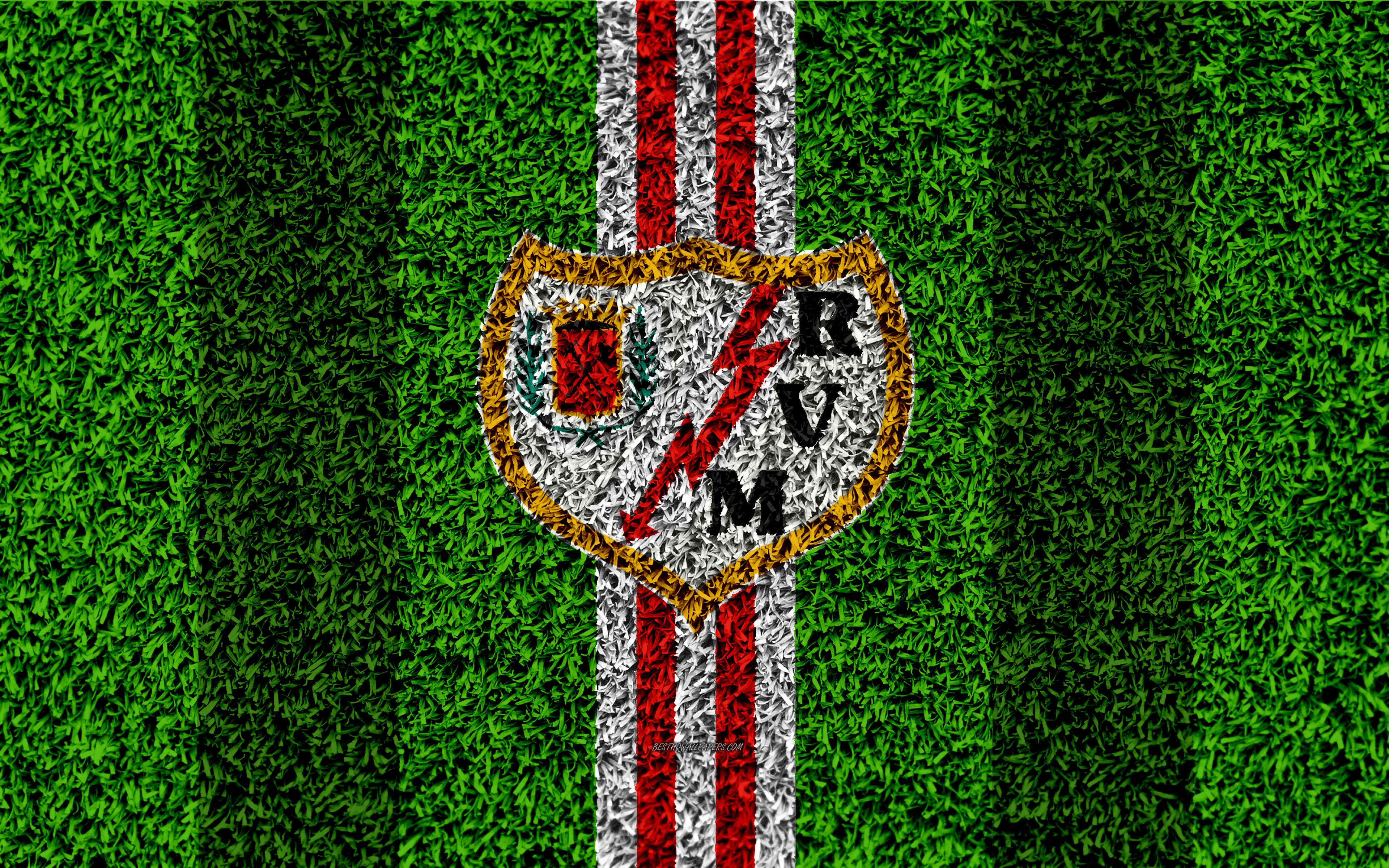 Download mobile wallpaper Sports, Logo, Emblem, Soccer, Rayo Vallecano for free.