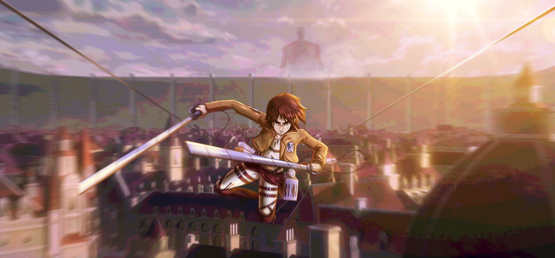 Free download wallpaper Anime, Eren Yeager, Shingeki No Kyojin, Attack On Titan on your PC desktop