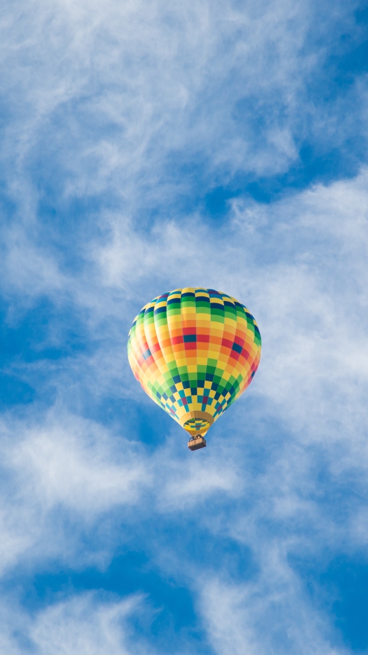Download mobile wallpaper Sky, Vehicles, Hot Air Balloon for free.