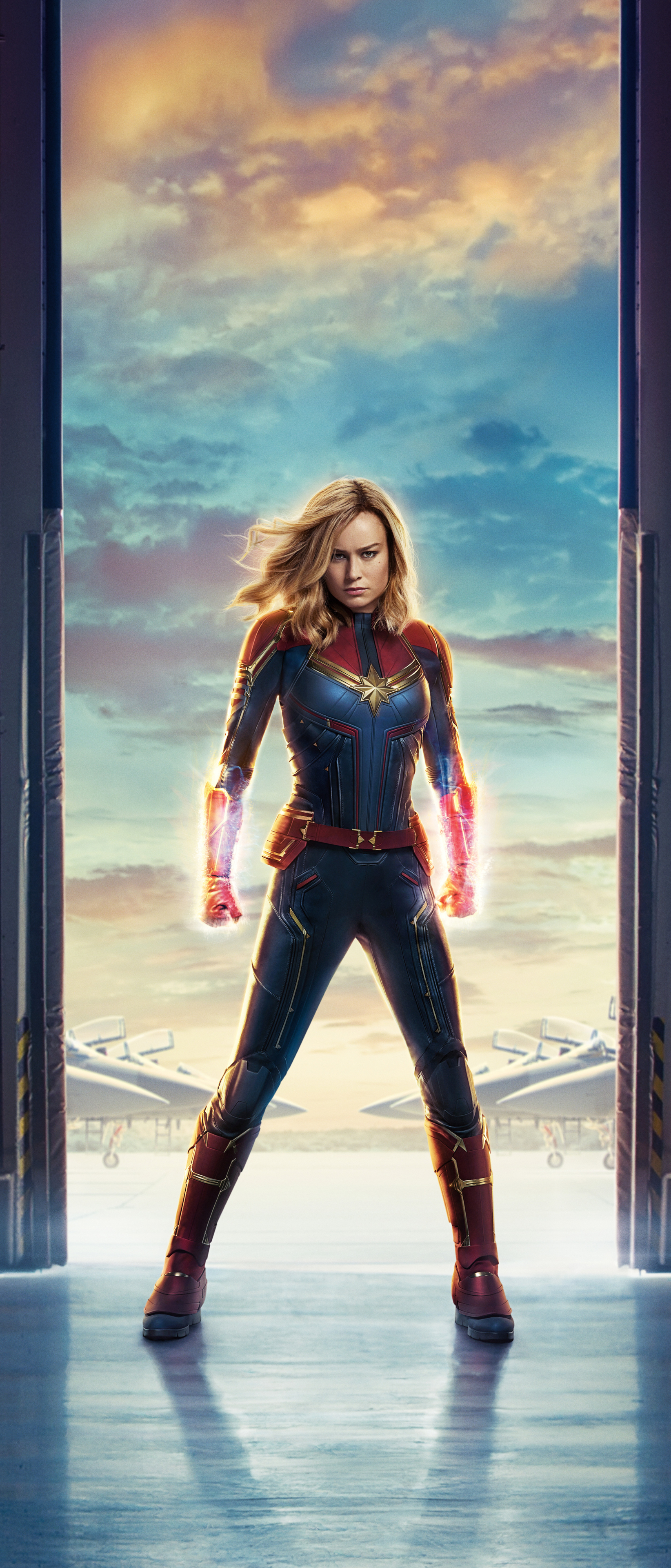 Download mobile wallpaper Movie, Superhero, Captain Marvel, Carol Danvers, Brie Larson for free.