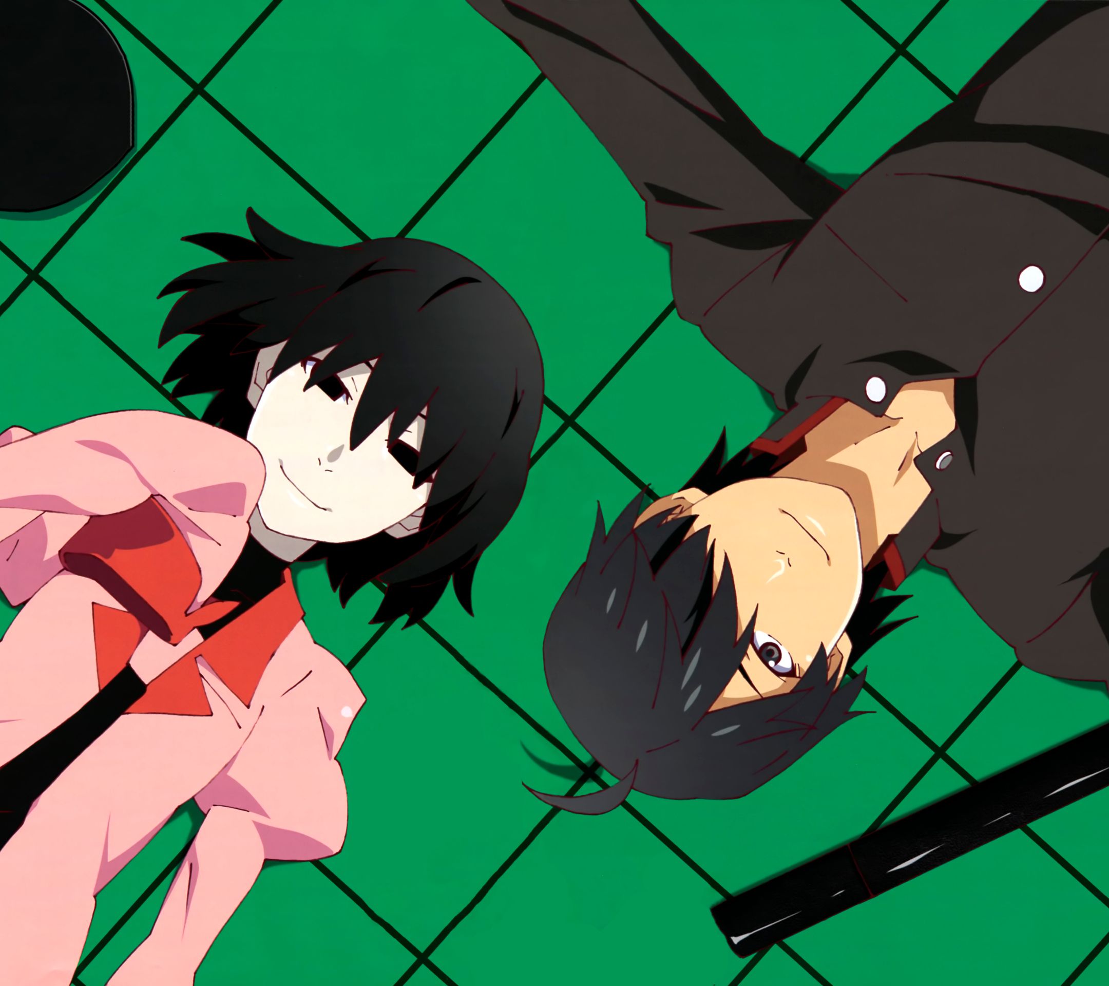 Free download wallpaper Anime, Monogatari (Series), Koyomi Araragi, Ougi Oshino on your PC desktop