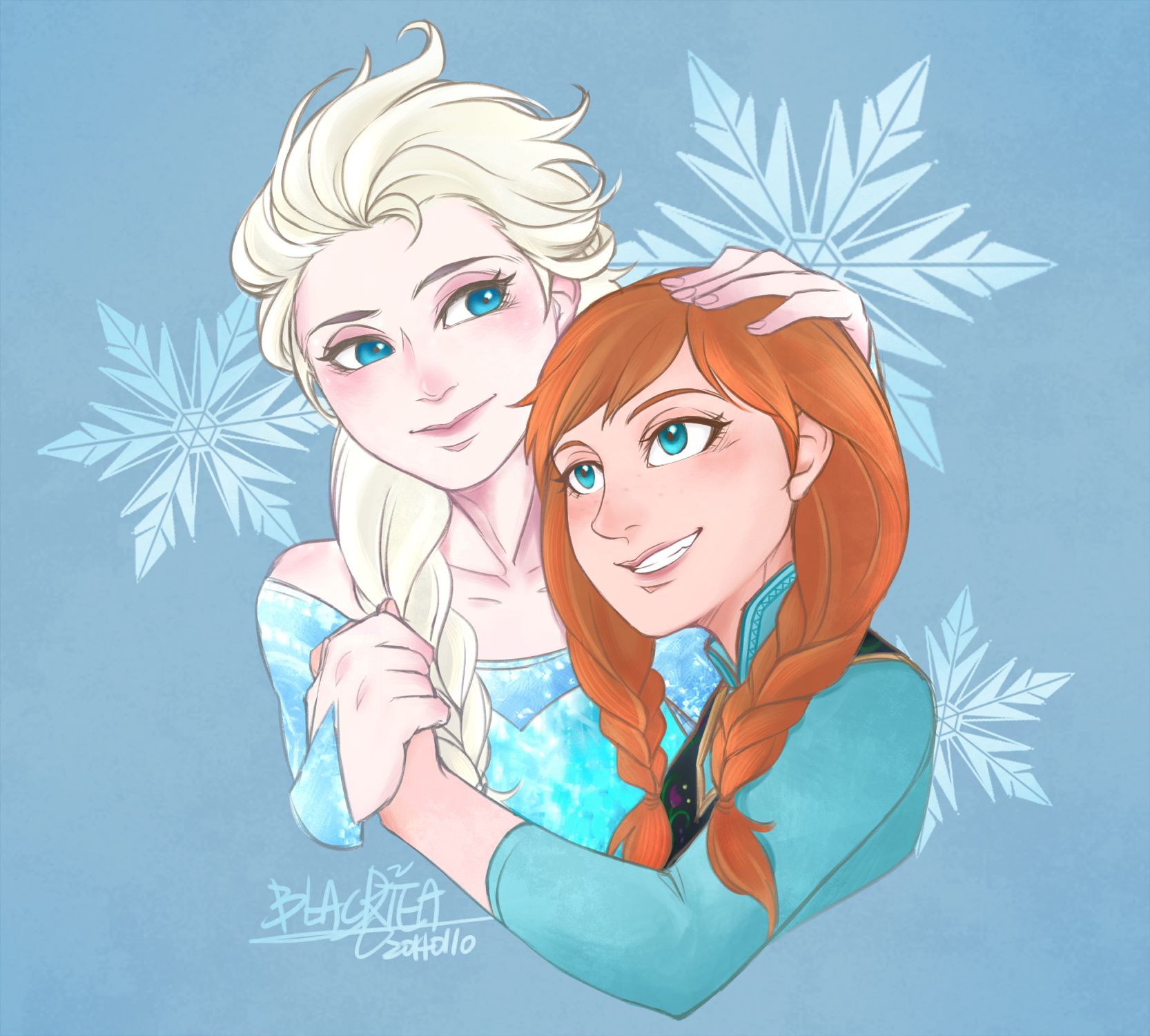 Free download wallpaper Snow, Frozen, Movie, Frozen (Movie), Anna (Frozen), Elsa (Frozen) on your PC desktop
