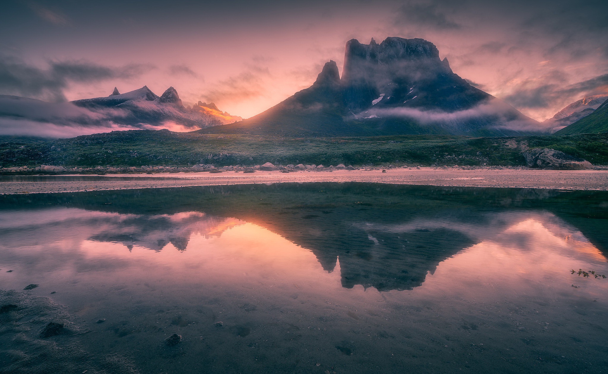 Téléchargez gratuitement l'image Coucher De Soleil, Montagnes, Montagne, Lac, Terre/nature sur le bureau de votre PC