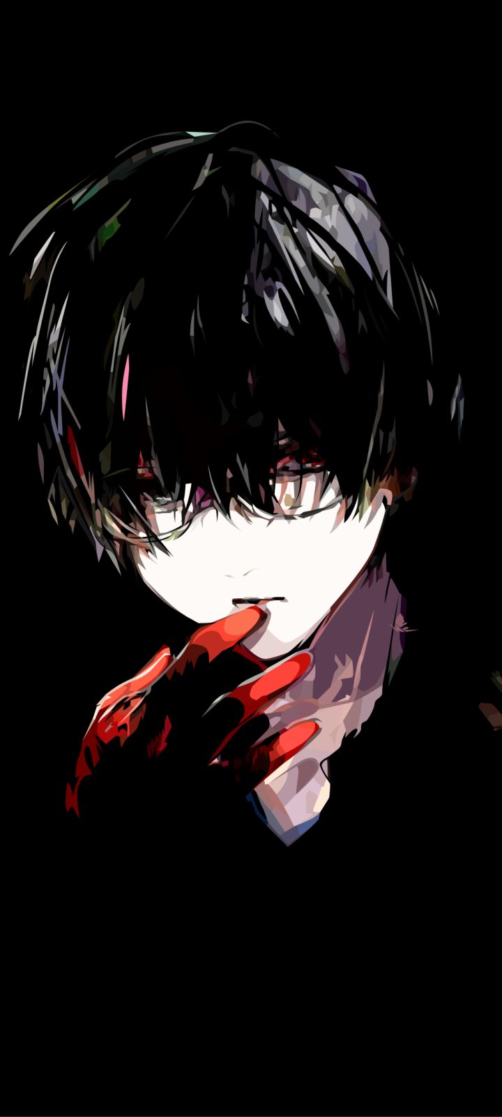 Descarga gratuita de fondo de pantalla para móvil de Animado, Pelo Negro, Ken Kaneki, Tokyo Ghoul.