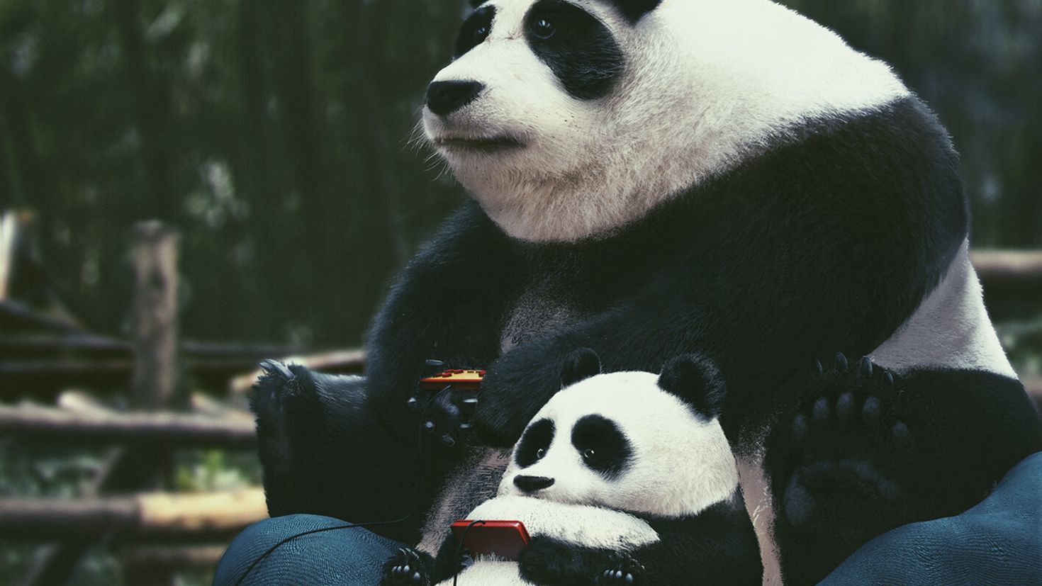 Ultrawide Wallpapers <b>Pandas</b>.