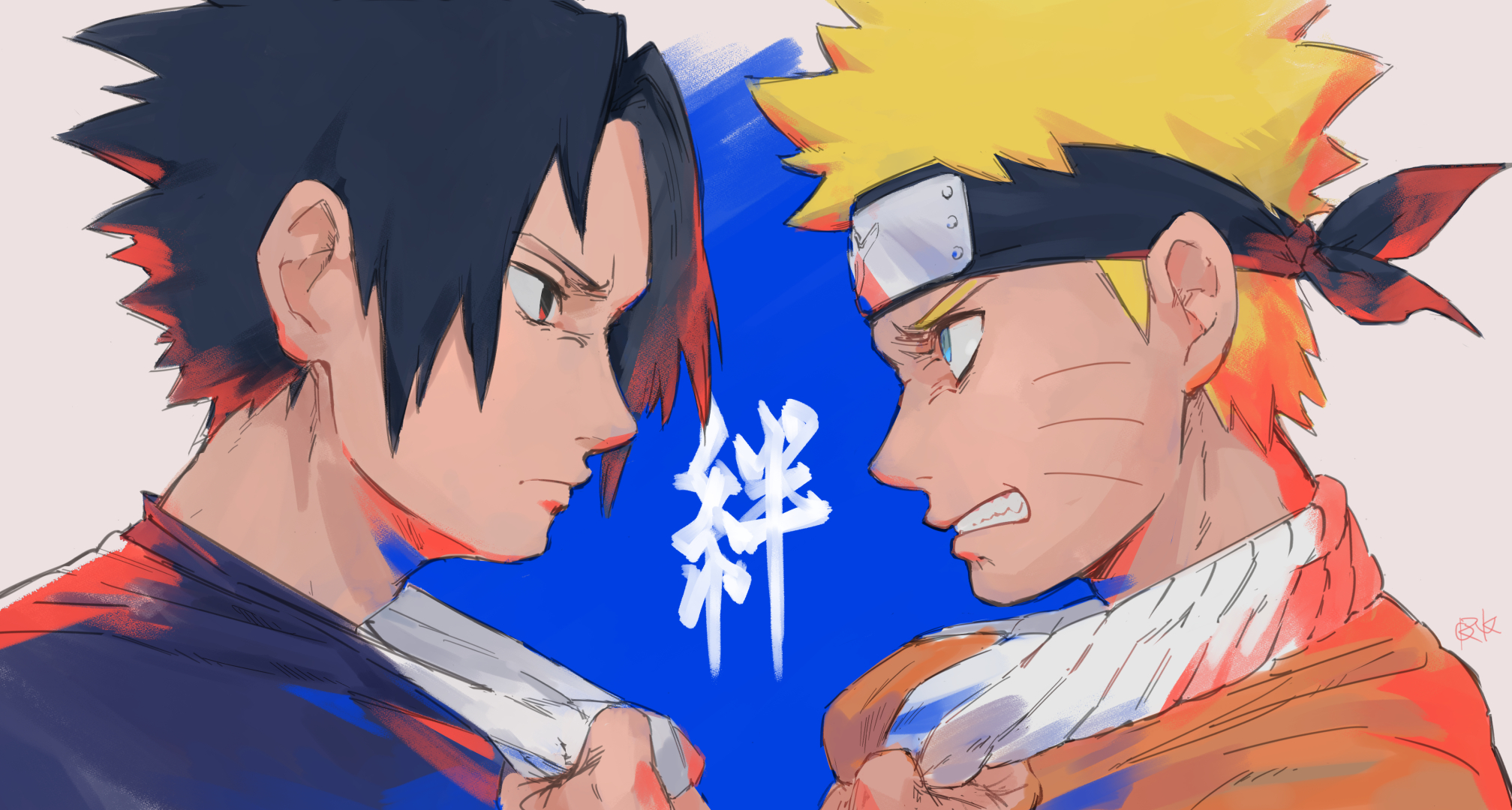 Baixar papel de parede para celular de Anime, Naruto, Sasuke Uchiha, Naruto Uzumaki gratuito.