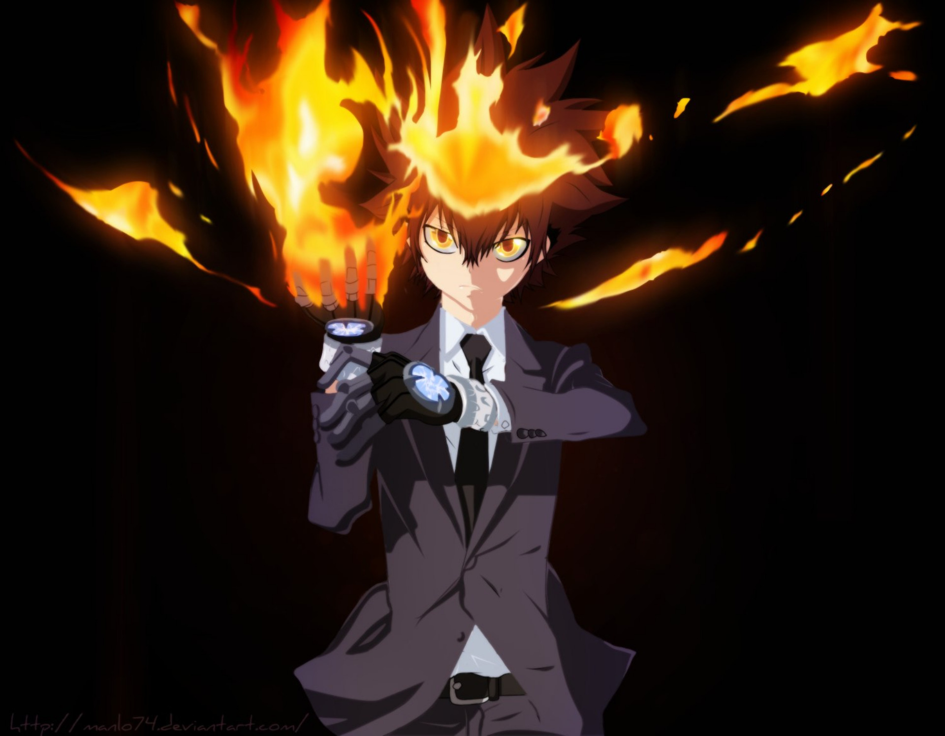 Baixe gratuitamente a imagem Anime, Katekyō Hitman Renascido!, Tsunayoshi Sawada na área de trabalho do seu PC