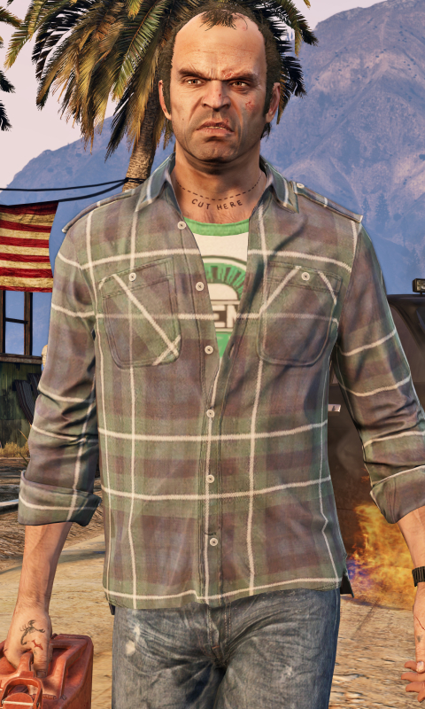 Download mobile wallpaper Video Game, Grand Theft Auto, Grand Theft Auto V, Trevor Philips for free.