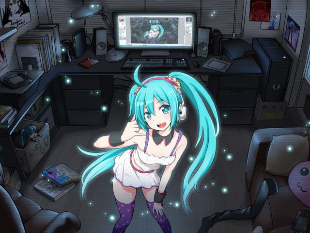 Baixar papel de parede para celular de Anime, Vocaloid, Hatsune Miku gratuito.