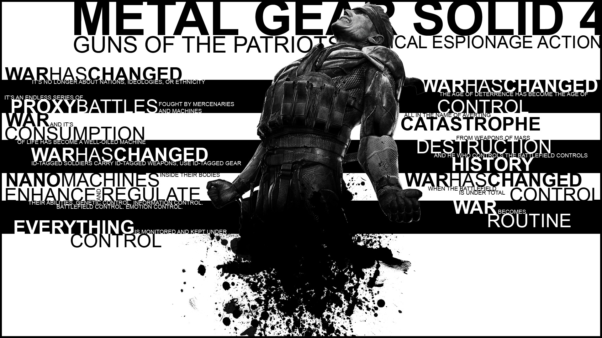 Laden Sie das Computerspiele, Metal Gear Solid, Metal Gear Solid 4: Guns Of The Patriots-Bild kostenlos auf Ihren PC-Desktop herunter