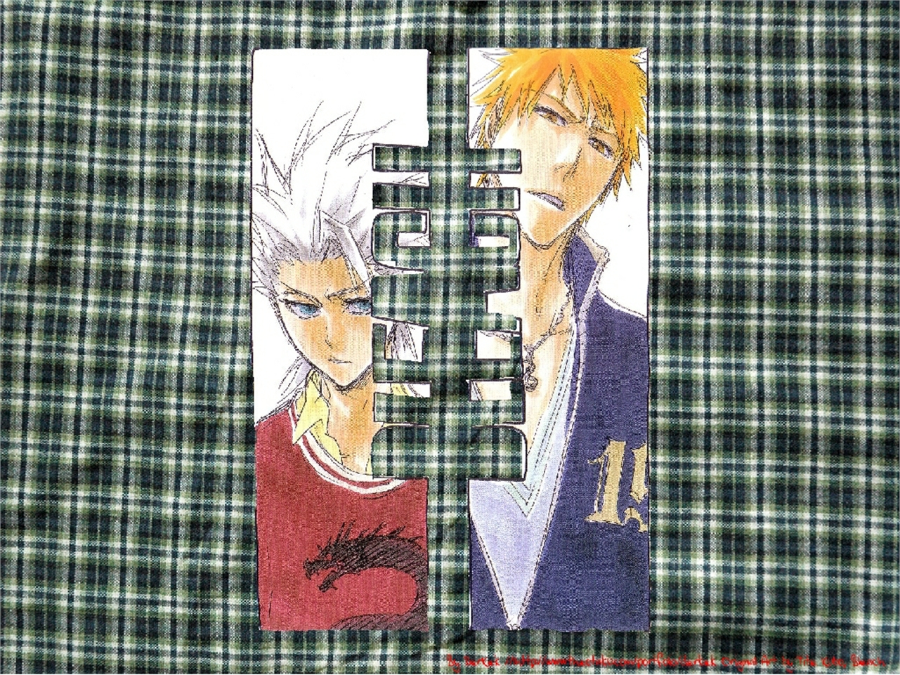 Baixar papel de parede para celular de Anime, Alvejante, Ichigo Kurosaki, Toshiro Hitsugaya gratuito.