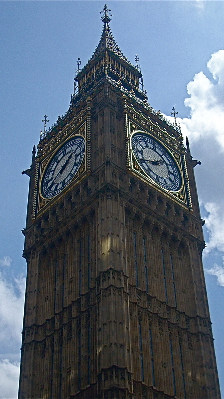 Download mobile wallpaper Monuments, Big Ben, Clock, Man Made for free.