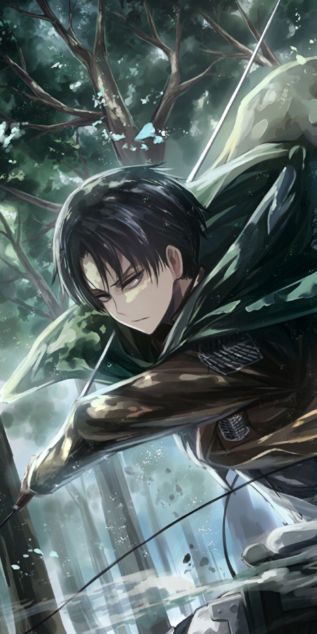 Descarga gratuita de fondo de pantalla para móvil de Animado, Ataque A Los Titanes, Levi Ackerman.