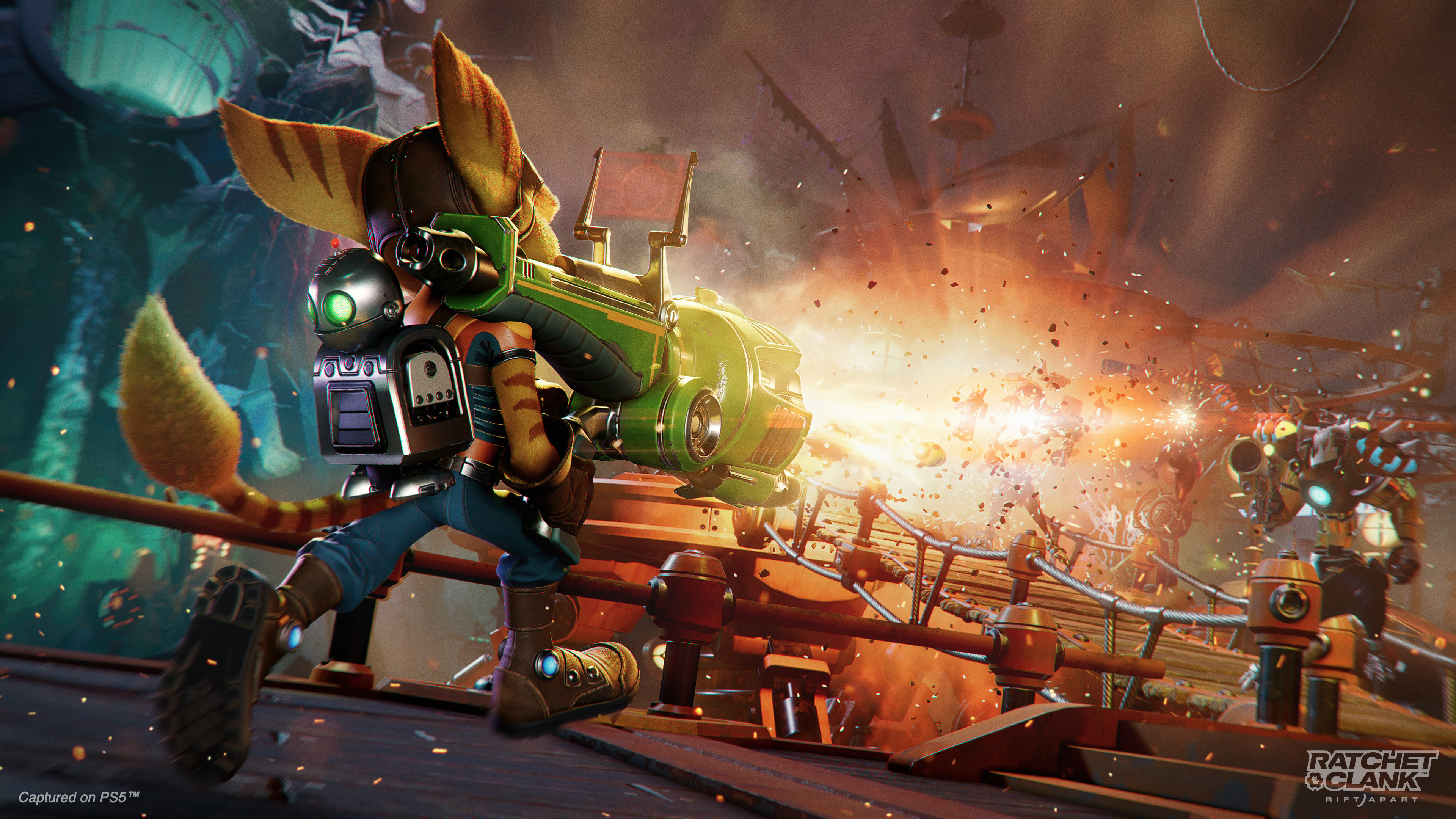 Free download wallpaper Video Game, Ratchet & Clank, Clank (Ratchet & Clank), Ratchet (Ratchet & Clank), Ratchet & Clank: Rift Apart on your PC desktop