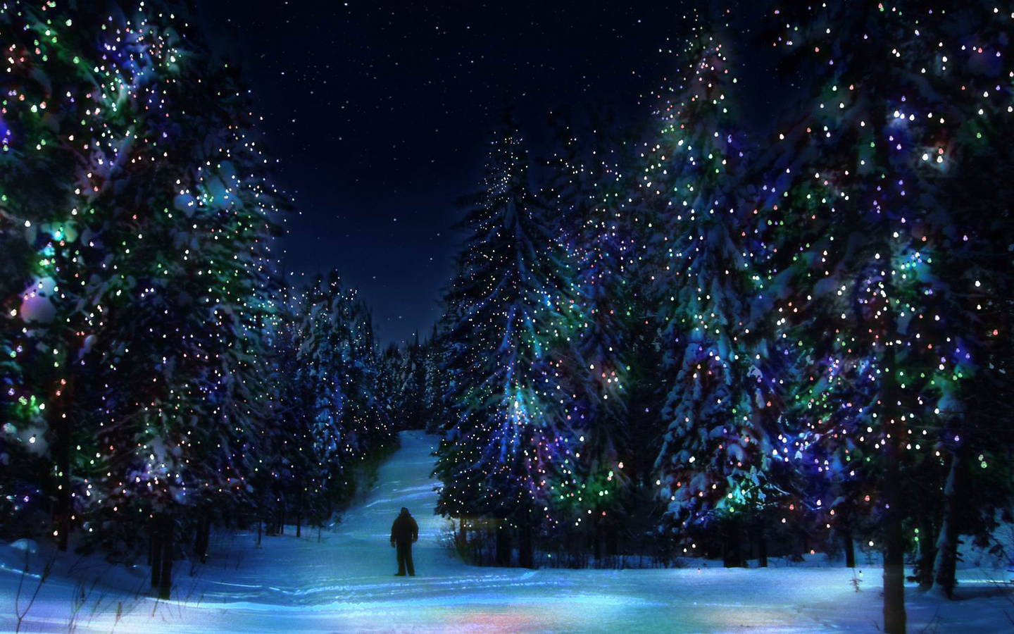 Laden Sie das Neujahr, Feiertage, Tannenbaum, Winter, Weihnachten-Bild kostenlos auf Ihren PC-Desktop herunter