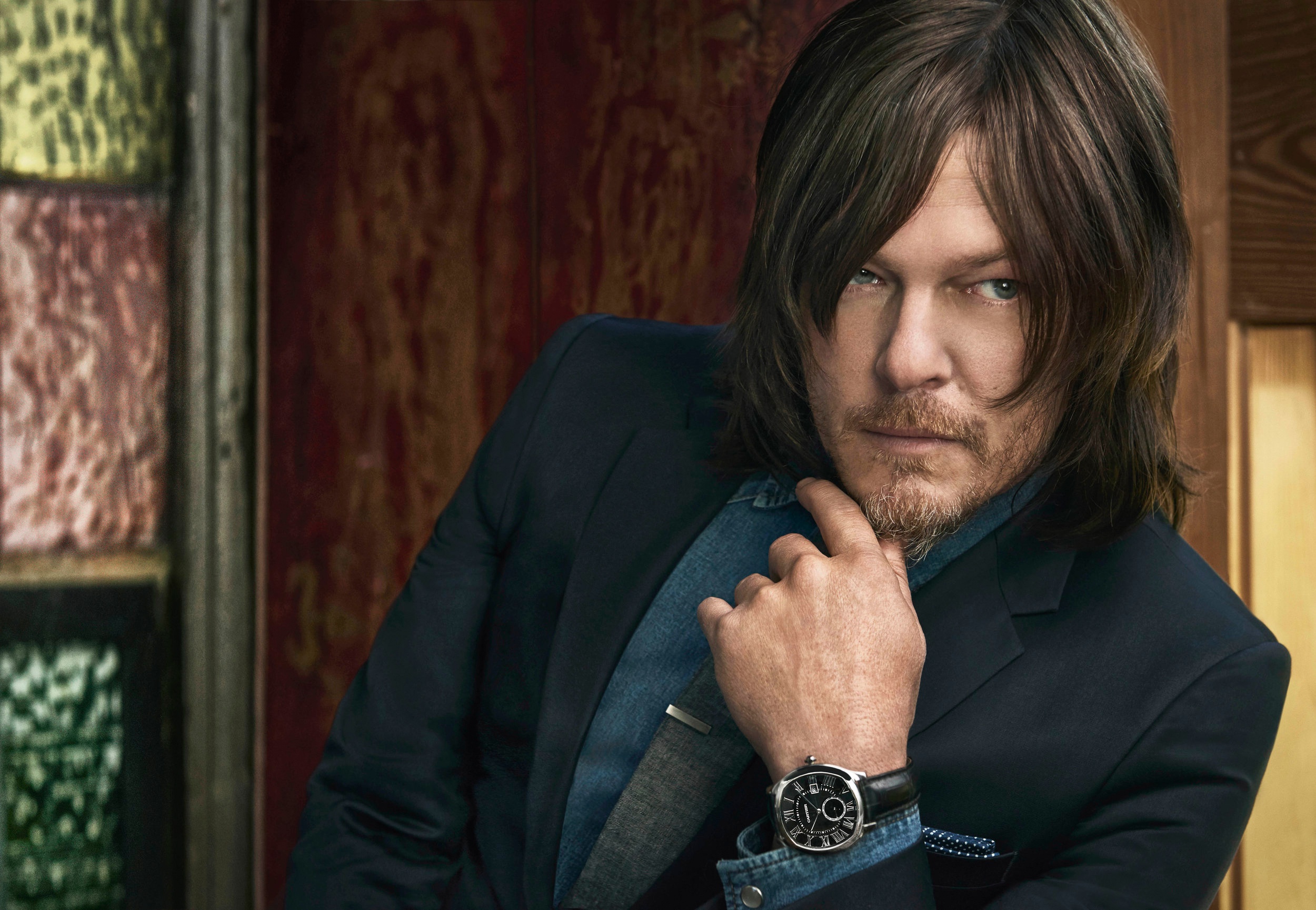 Download mobile wallpaper Blue Eyes, American, Celebrity, Actor, Norman Reedus for free.
