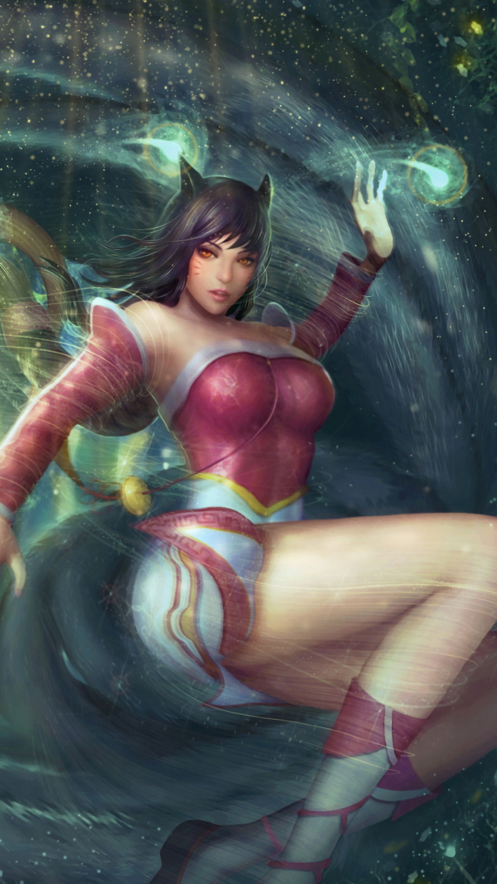 Download mobile wallpaper League Of Legends, Video Game, Ahri (League Of Legends) for free.