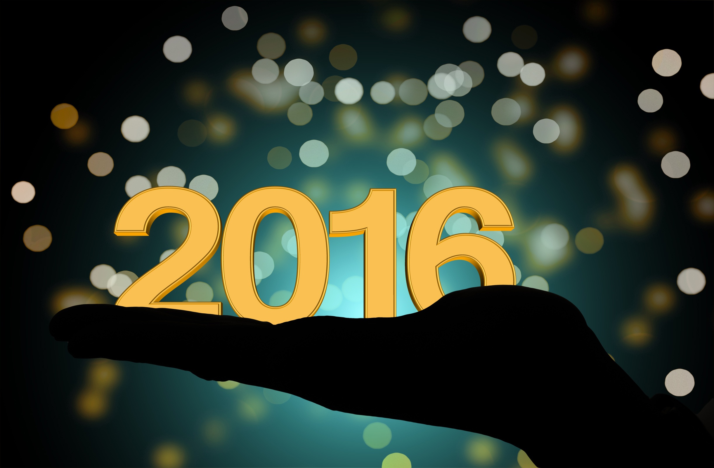Download mobile wallpaper New Year, Hand, Holiday, New Year 2016 for free.