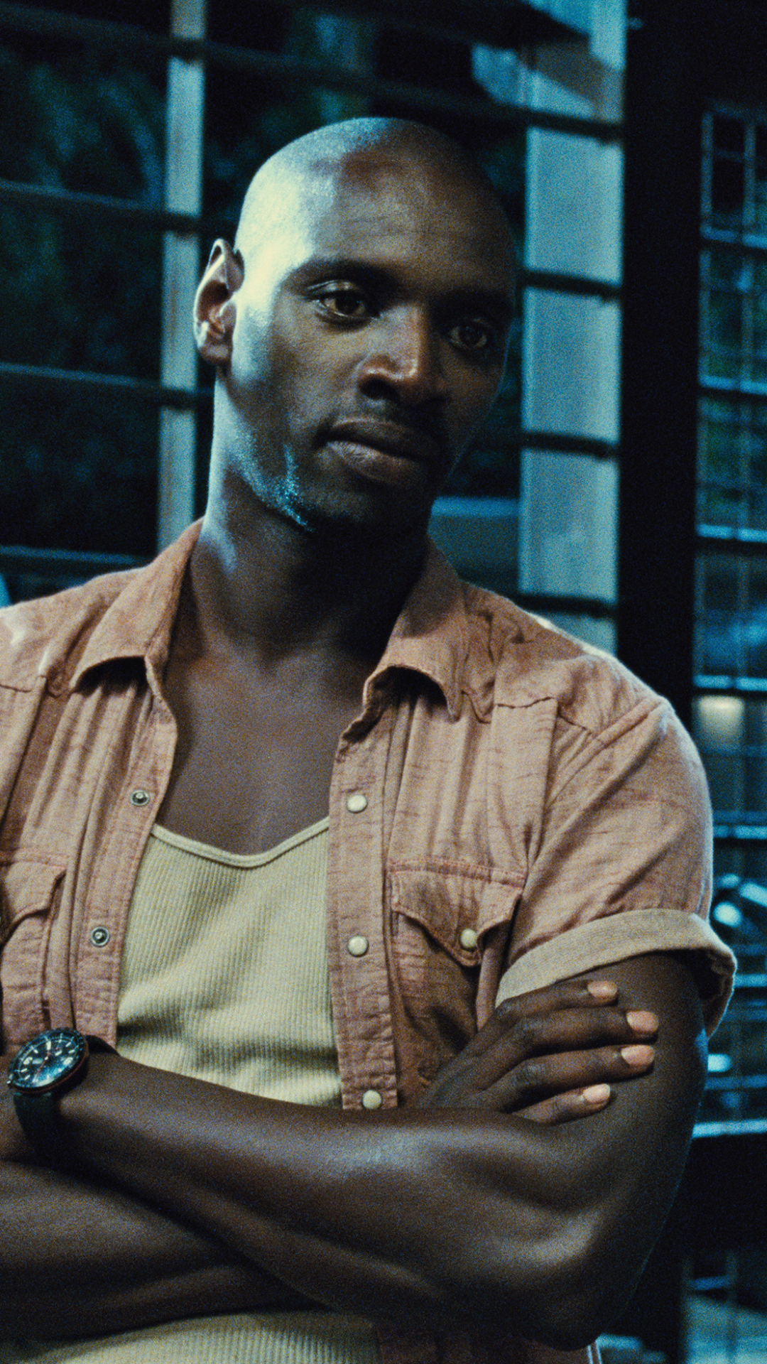 Descarga gratuita de fondo de pantalla para móvil de Películas, Parque Jurásico, Jurassic World, Omar Sy.