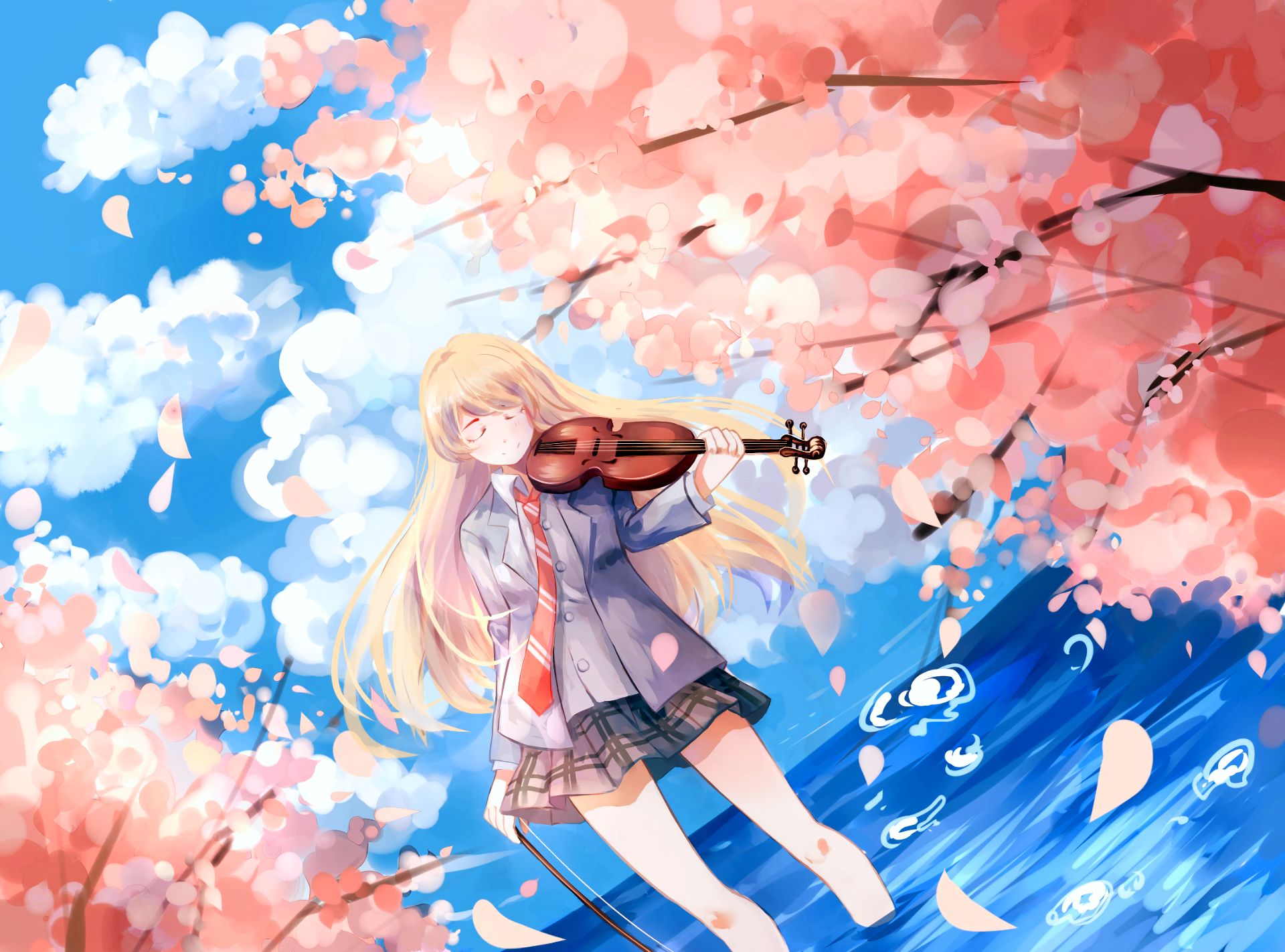 Download mobile wallpaper Anime, Kaori Miyazono, Your Lie In April for free.