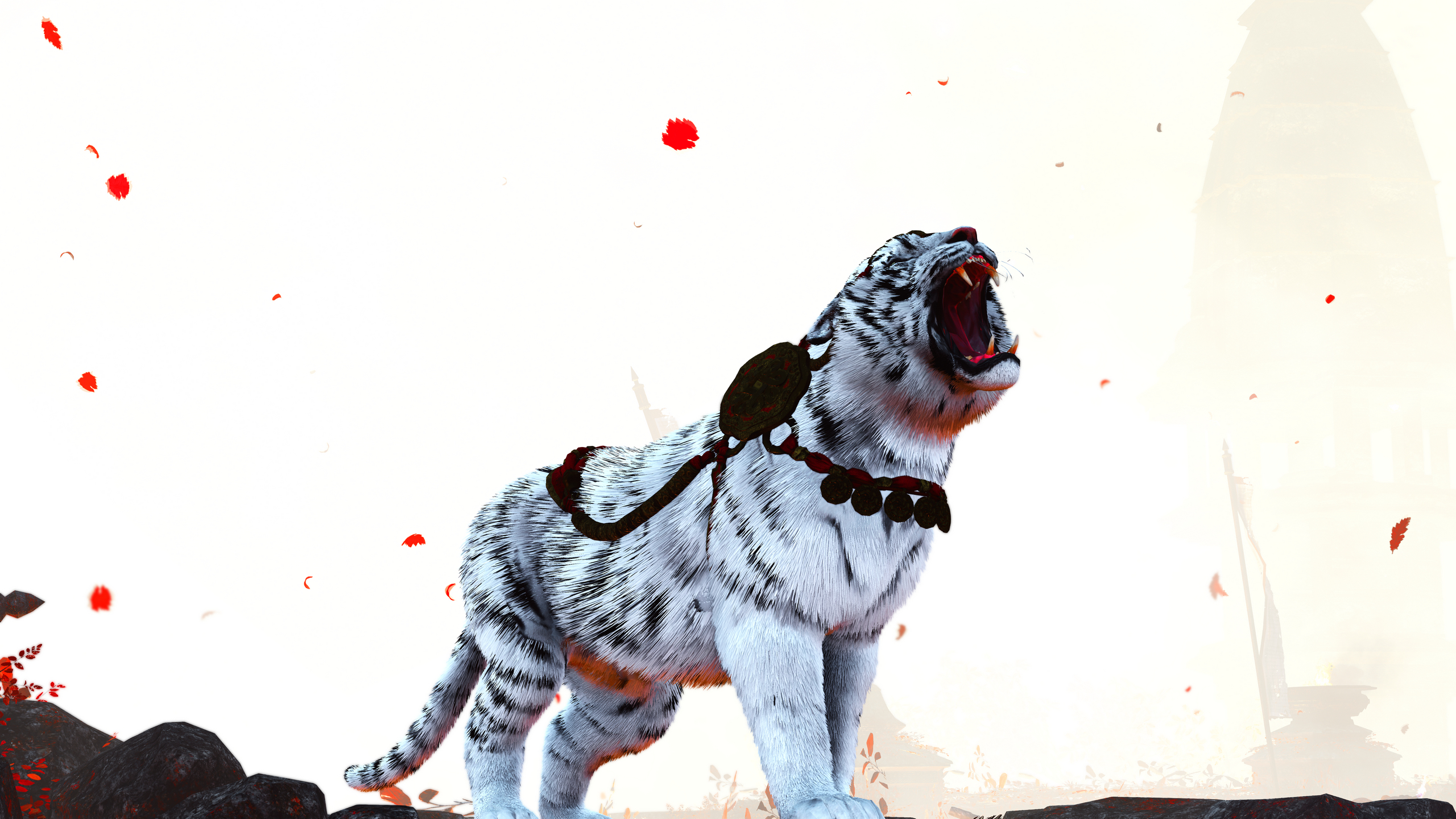 Handy-Wallpaper Weißer Tiger, Computerspiele, Far Cry, Far Cry 4 kostenlos herunterladen.