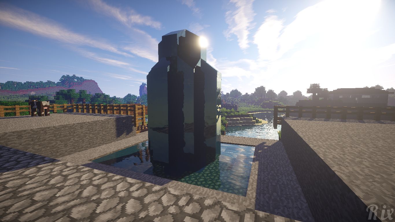 Free download wallpaper Fountain, Minecraft, Video Game on your PC desktop